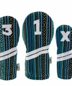 Peacock Ace Woven Golf Headcovers