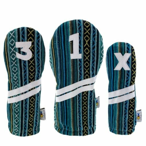 Peacock Ace Woven Golf Headcovers