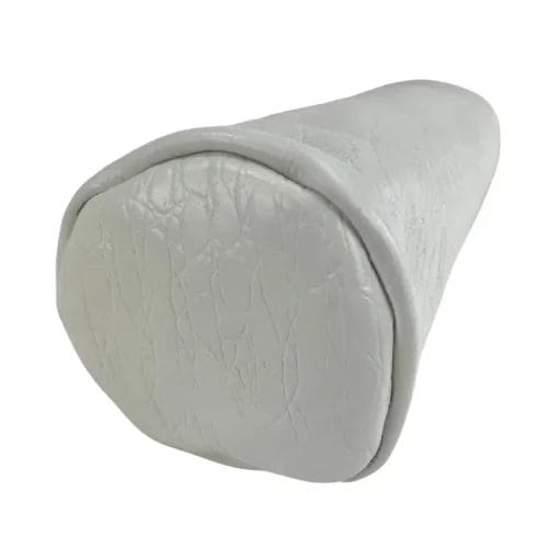 White Croc Leather Barrel Golf Headcover