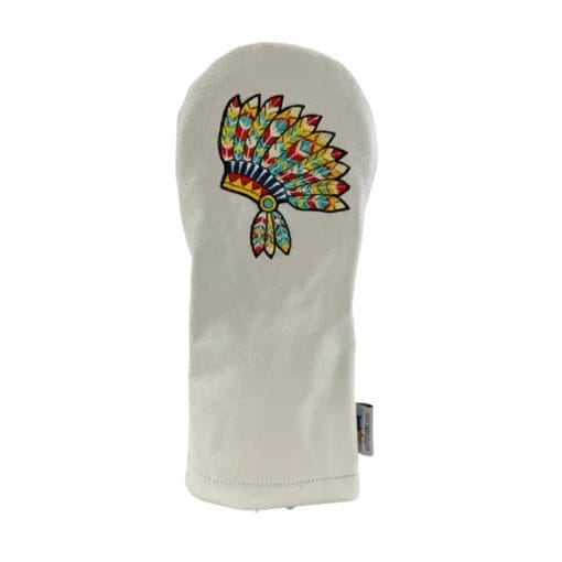 Headdress Embroidered Leather Golf Headcover