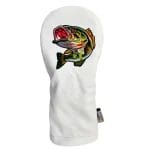Largemouth Bass Leather Driver Golf Headcover