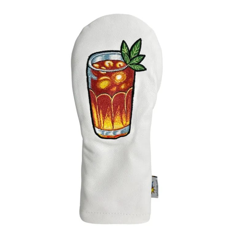 Iced Tea Leather Driver Golf Headcover