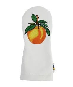 Peach Leather Driver Golf Headcover