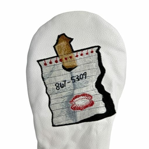 Note Leather Driver Golf Headcover