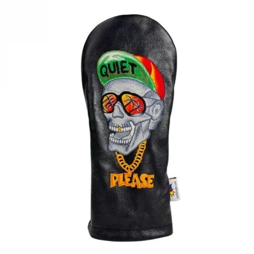 Quiet Please Skull Golf Headcover