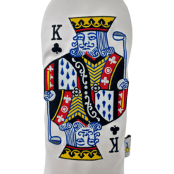 King of Clubs Hand Embroidered Golf Headcover